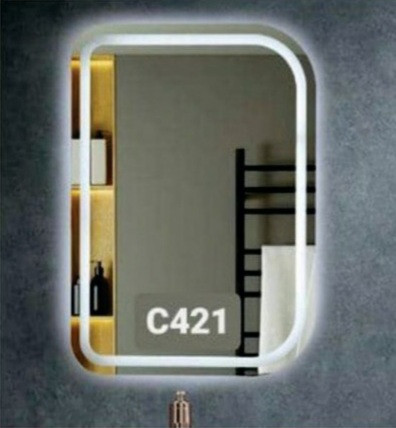 آینه بک لایت لمسی مستطیل