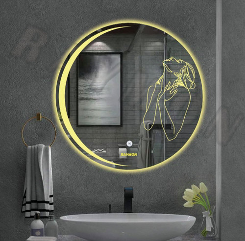 آینه بک لایت لمسی