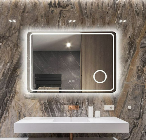 آینه بک لایت لمسی مستطیل