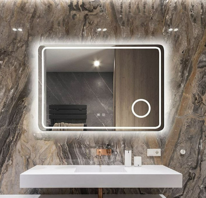 آینه بک لایت لمسی مستطیل