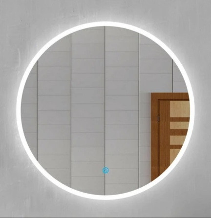 آینه بک لایت لمسی گرد