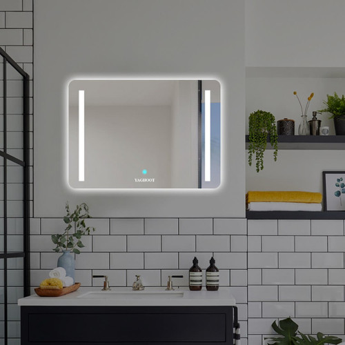 آینه بک لایت لمسی مستطیل