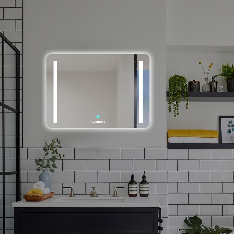 آینه بک لایت لمسی مستطیل