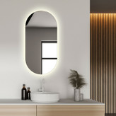 آینه بک لایت لمسی کپسولی