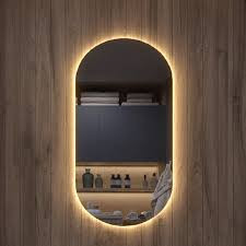 آینه بک لایت لمسی کپسولی