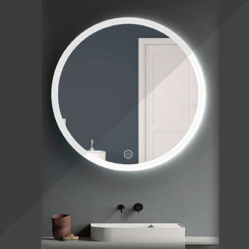 آینه بک لایت لمسی گرد