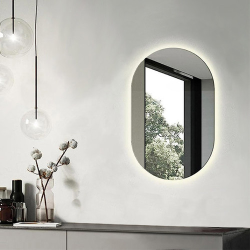 آینه بک لایت لمسی کپسولی