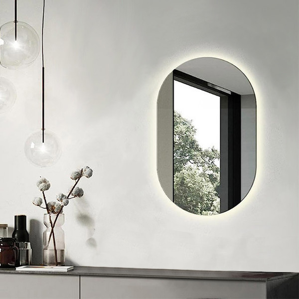 آینه بک لایت لمسی کپسولی