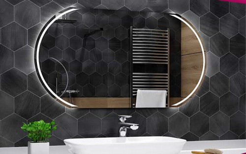 آینه بک لایت ساده و آپشنال به سفارش شما در انواع طرح و سایز