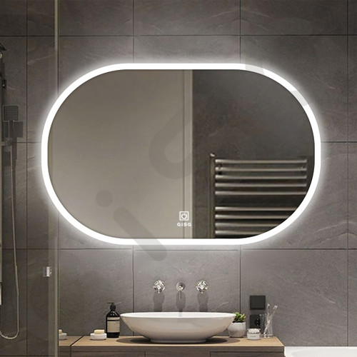 آینه بک لایت مستطیل لمسی ساده ضدآب ضدبخار در سایزهای مختلف