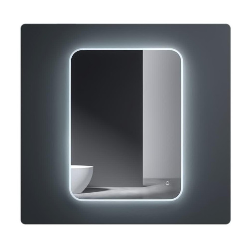 آینه بک لایت مستطیل لمسی ساده ضدآب ضدبخار در سایزهای مختلف