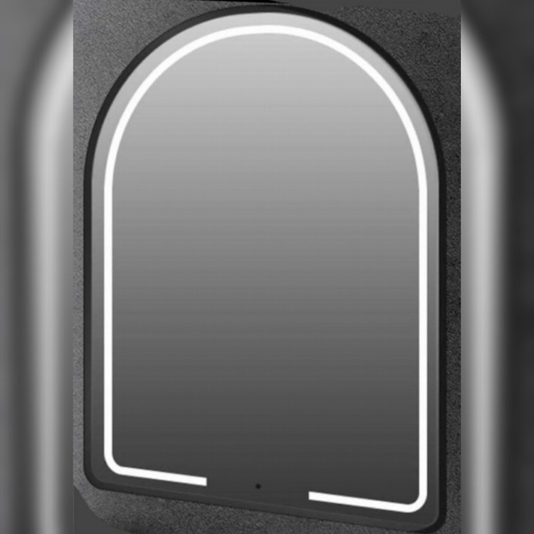 آینه بک لایت گنبدی لمسی ساده ضدآب ضدبخار در سایزها طرح ها و آپشن های مختلف