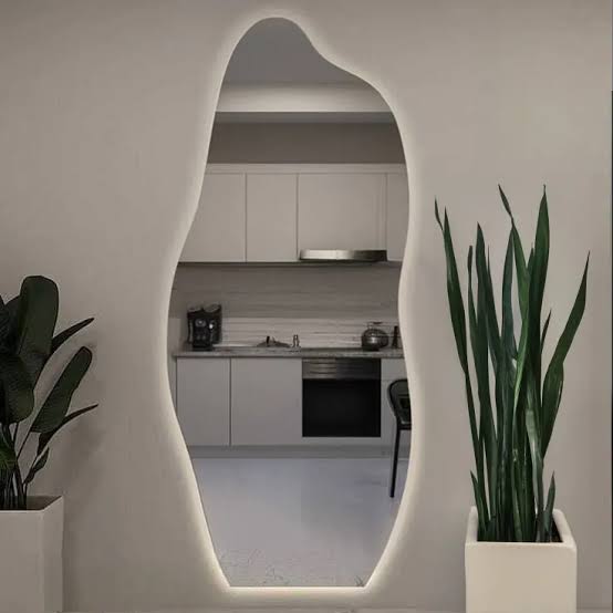 آینه قدی بک لایت ساده و لمسی در انواع سایز و طرح و آپشن به سفارش شما