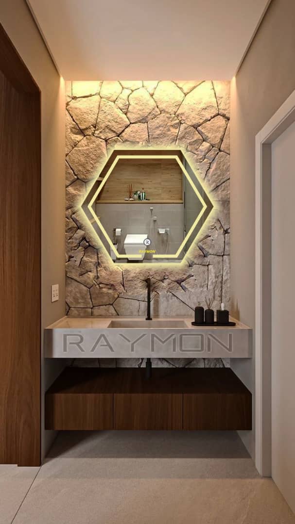 اینه چند ضلعی آپشنال و ساده در انواع طرح و سایز به دلخواه شما