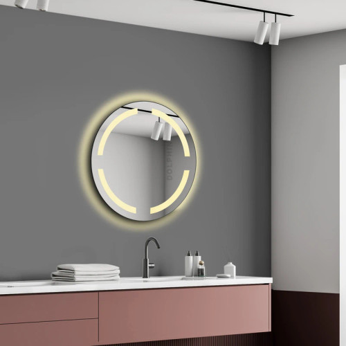 آینه گرد آپشنال و ساده در انواع طرح و سایز و رنگ به دلخواه شما