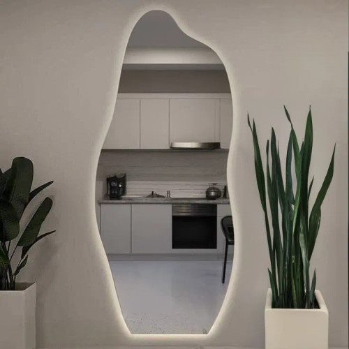 آینه قدی دفرمه ساده و لمسی با تنوع رنگ ، سایز و آپشن