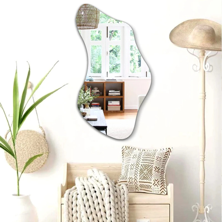 آینه ساده بک لایت لمسی با انواع رنگ نور ،آپشن و سایز